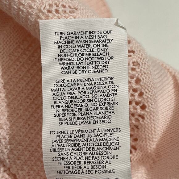 CAbi 5631 Shy Pullover Knit Sweater Top - Blush - Medium - Picture 10 of 10